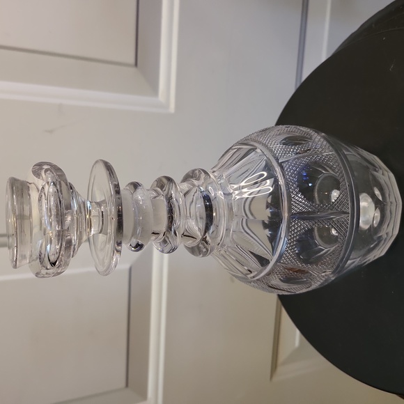 Edwardian Antique Cut Crystal Liquor Decanter with Stopper - Picture 4 of 11